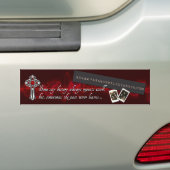 "ある人々は言います歴史を…" バンパーステッカー (車上)