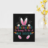 ある人が姉のイースターのプレグンになる カード (黄色い花)