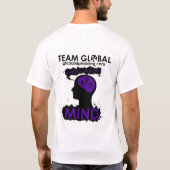 ある何があなたの心にメンズか。 短い袖のTシャツ Tシャツ (裏面)