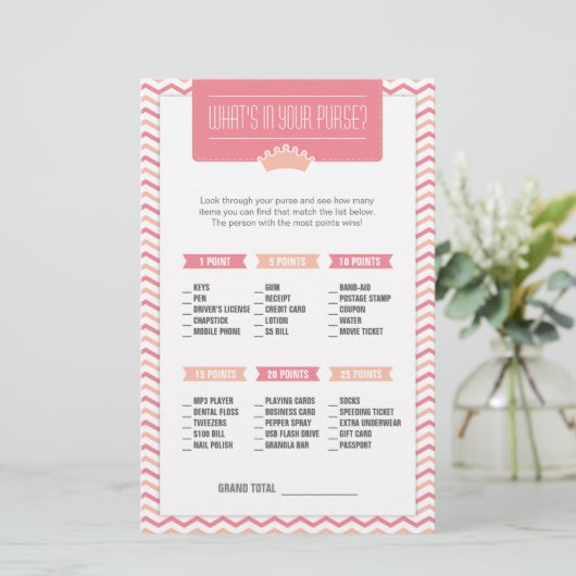 ある何があなたの財布のゲームに小さいプリンセス 便箋 (スタンド正面)