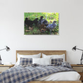 ある何が-鶏のお尻 キャンバスプリント (インサイチュ (寝室))