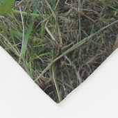 ある何が-鶏のお尻 フリースブランケット (角)