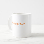 ある何がDOCのギフトの上に コーヒーマグカップ (正面左)