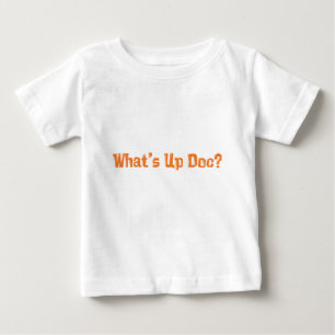 ある何がDOCのギフトの上に ベビーTシャツ