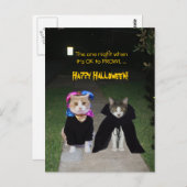 ある夜ふらふら歩いても良い ポストカード (正面/裏面)