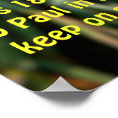 ある夜、主はパウロ話に向かう ポスター (角)