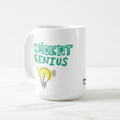 ある天才マグ コーヒーマグカップ (正面左)