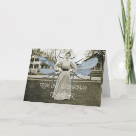 ある女性からすごい別の1890人の女性に飛んでいる至る カード