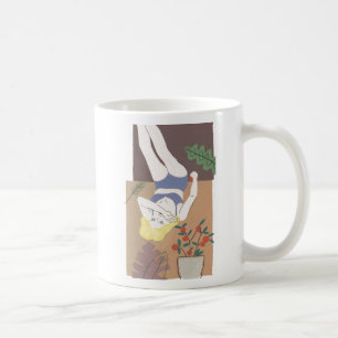 ある女性 コーヒーマグカップ