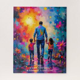 ある意味で父の日を幸せにユニークする ジグソーパズル