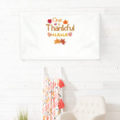 ある感謝のナナ感謝の日の家族のマッチング 横断幕 (インサイチュ)