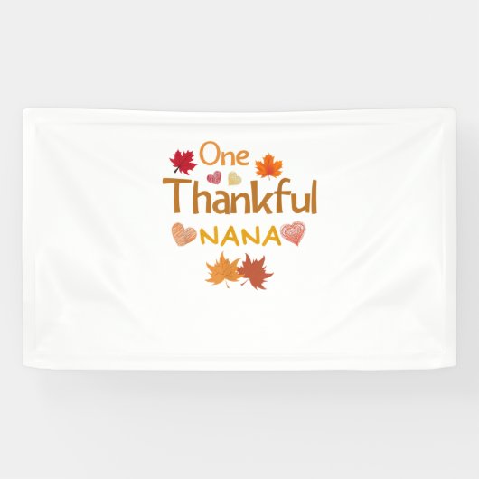 ある感謝のナナ感謝の日の家族のマッチング 横断幕 (横)