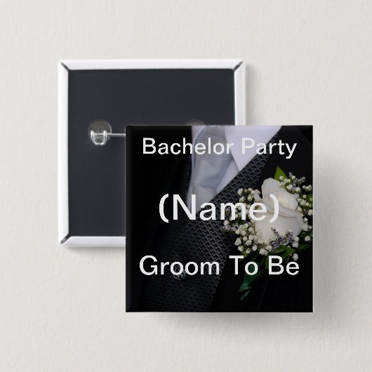 ある新郎 缶バッジ (正面&裏面)