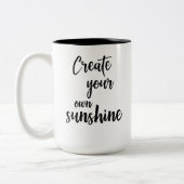 ある日あなた自身の日光のマグを作成する必要があります ツートーンマグカップ (左)