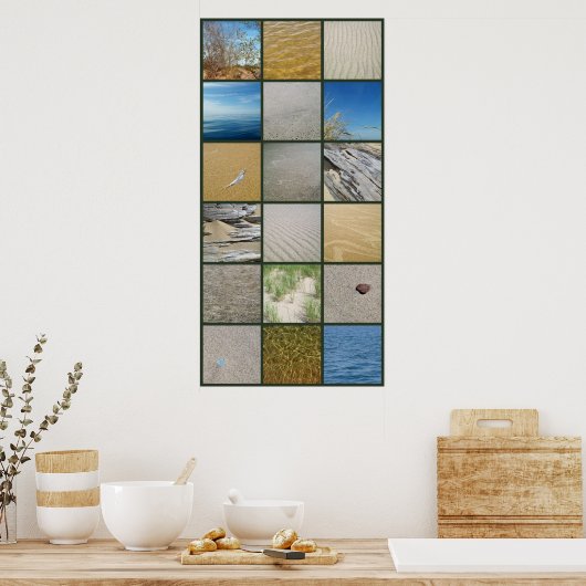 ある日のビーチ ポスター (キッチン)