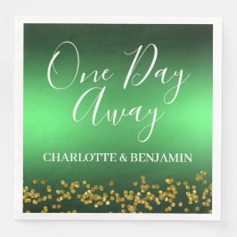 ある日の遠くに冬のクリスマス結婚のリハーサル