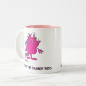 ある日ドラゴンの勝利 ツートーンマグカップ (正面左)