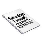 ある日私は自分自身を驚かせます ノートブック (右側)