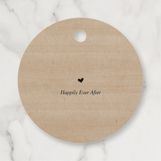 ある日遠くに結婚のリハーサル フェイバータグ (裏面)