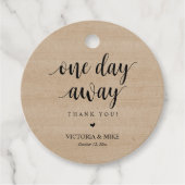 ある日遠くに結婚のリハーサル フェイバータグ (正面)