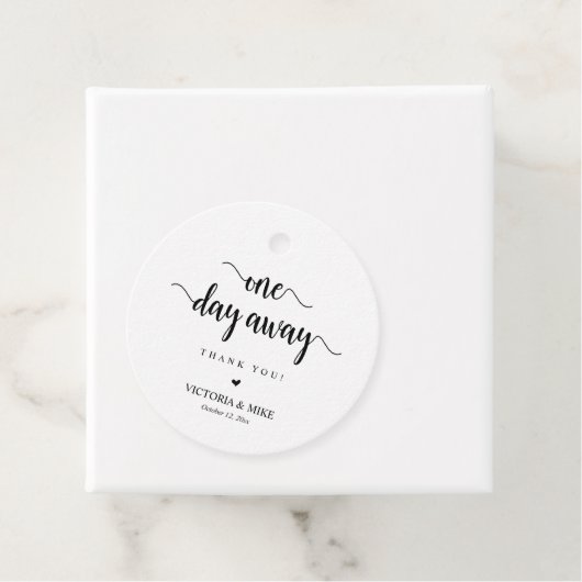 ある日遠くに、結婚の感謝の贈り物、お気に入りファボ フェイバータグ (インサイチュ)