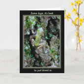 ある日、それは最も最高のちょうどそれを混ぜるためにです カード (黄色い花)