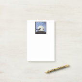 「ある晩、彼らを見たよ！」 ポストイット (デスク上)