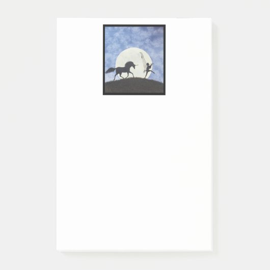 「ある晩、彼らを見たよ！」 ポストイット (正面)