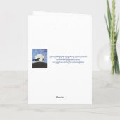 「ある晩、彼らを見た」 サンキューカード (裏面)