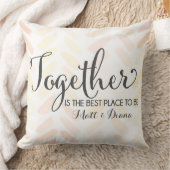 ある最も最高のな場所はともにあります クッション (ブランケット)