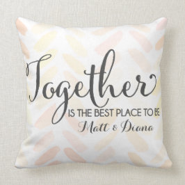 ある最も最高のな場所はともにあります クッション