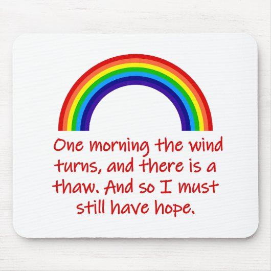 ある朝、風が変わる マウスパッド (正面)