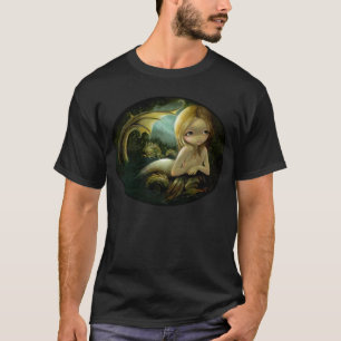 ある特定の傾斜のライトの人魚のワイシャツ Tシャツ