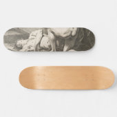 ある男が別の男の脚を持ち上げる スケートボード (横)