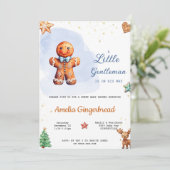 ある紳士が赤ちゃんをシャワーで浴びる 招待状 (スタンド正面)