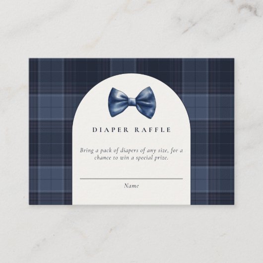 ある紳士が赤ちゃんシャワーを浴びる エンクロージャーカード (正面)