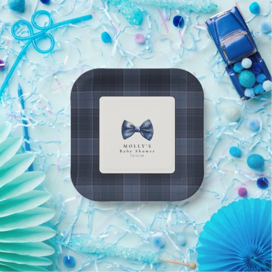 ある紳士が赤ちゃんシャワーを浴びる ペーパープレート (パーティー)