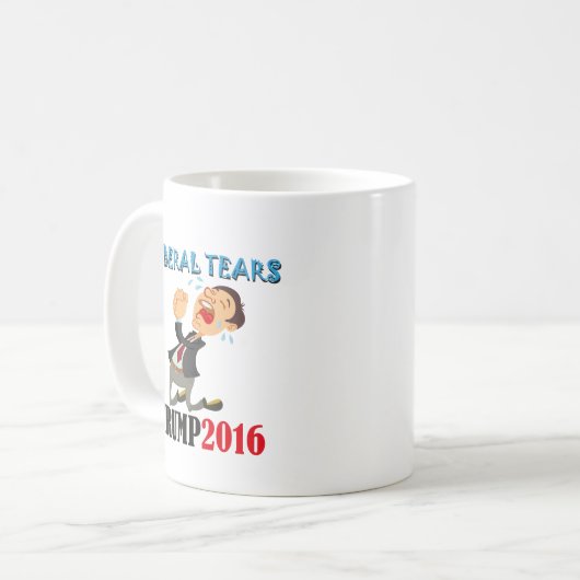 ある自由主義のな破損を飲んで下さい! コーヒーマグカップ (正面左)