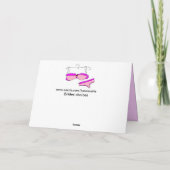 ある花嫁のためのカード カード (裏面)