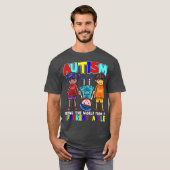 ある角度から世界を見る自閉違う症 Tシャツ (正面フル)