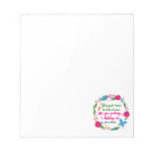 ある賢い女が私がここにいると言ったことがある ノートパッド (正面)