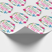 ある賢い女が私がここにいると言ったことがある ラッピングペーパー (角)