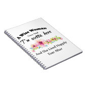 ある賢い女が「私は出て行った…」と言った。 ノートブック (右側)