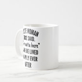 ある賢女が言った コーヒーマグカップ (正面左)