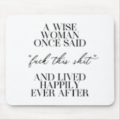 ある賢女が言った マウスパッド (正面)