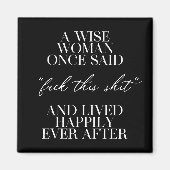 ある賢女が言った マグネット (正面)