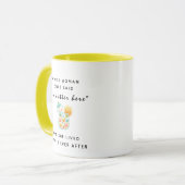 ある賢女が隠居したパーソナライズされたと マグカップ (正面左)