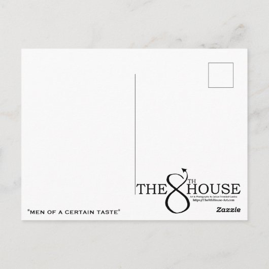 ある趣味の人 ポストカード (裏面)