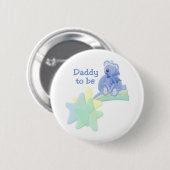 ある青いくまのお父さん 缶バッジ (正面&裏面)