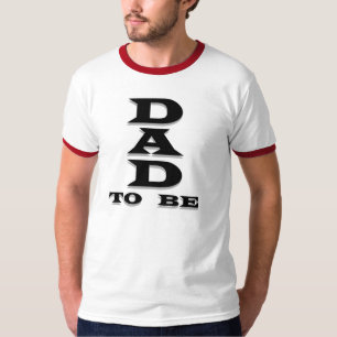 ある黒い文字のパパ Tシャツ